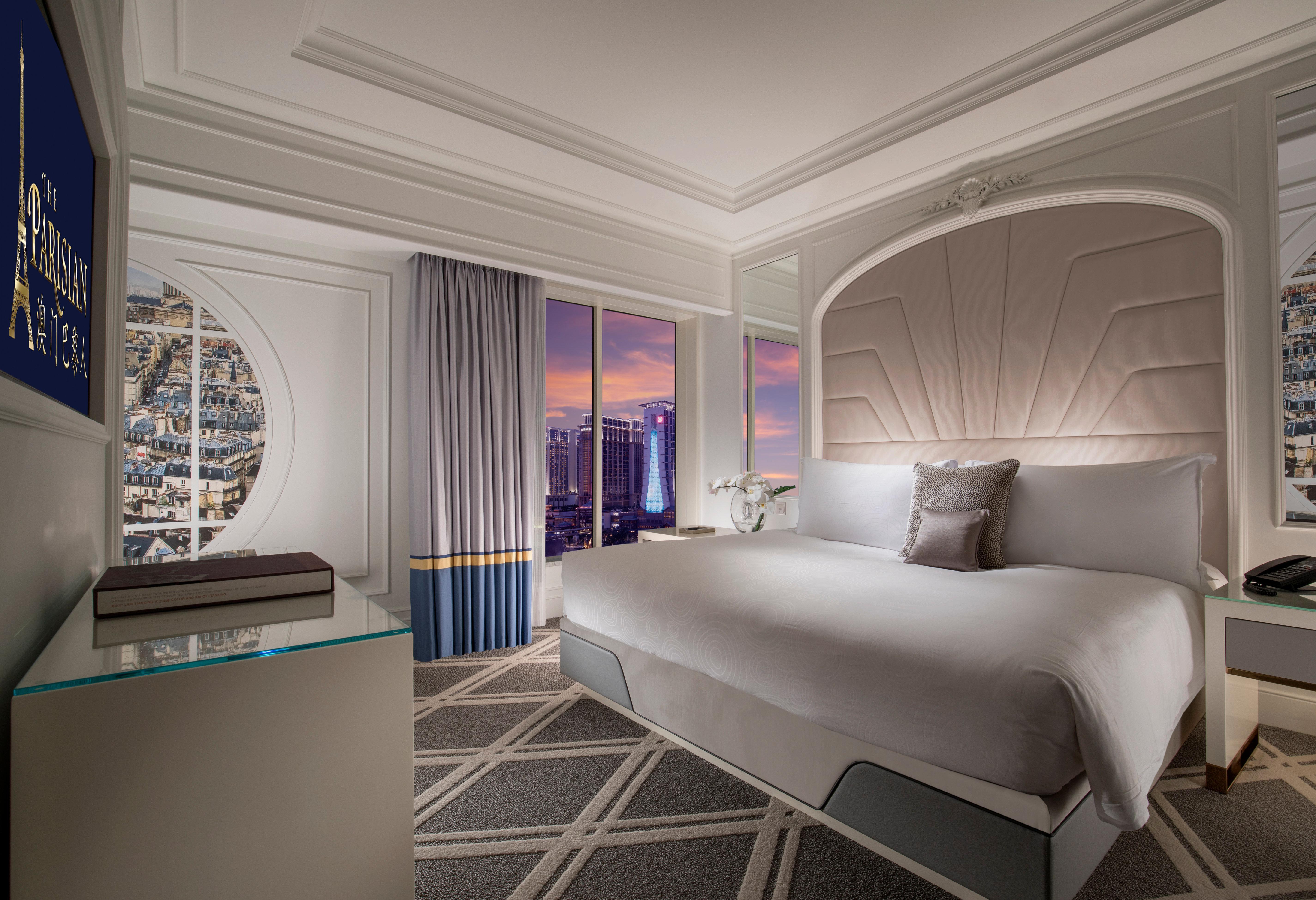The Parisian Macao Hotell Exteriör bild A guest room at the Bellagio