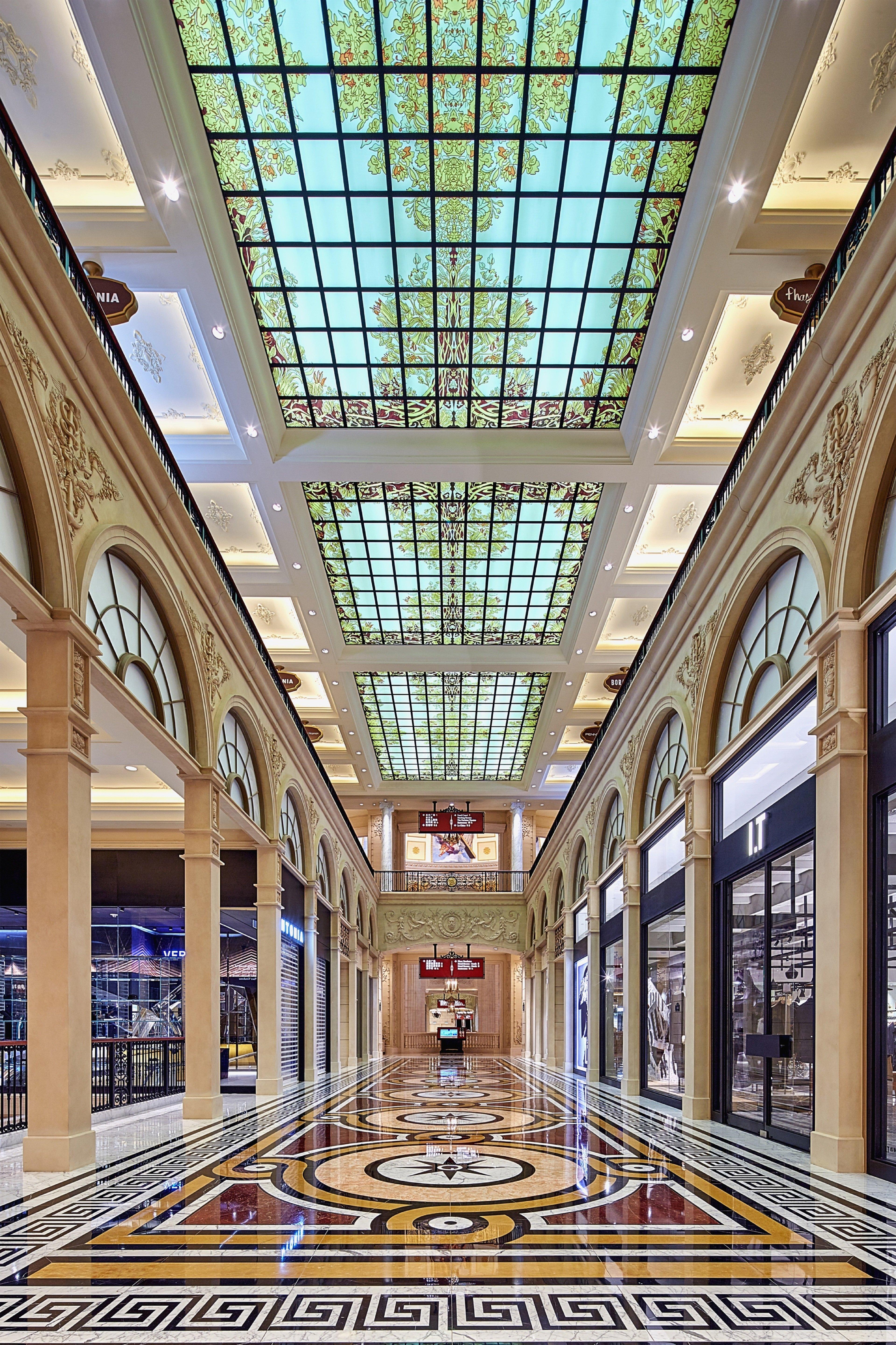 The Parisian Macao Hotell Exteriör bild The interior of the shopping mall